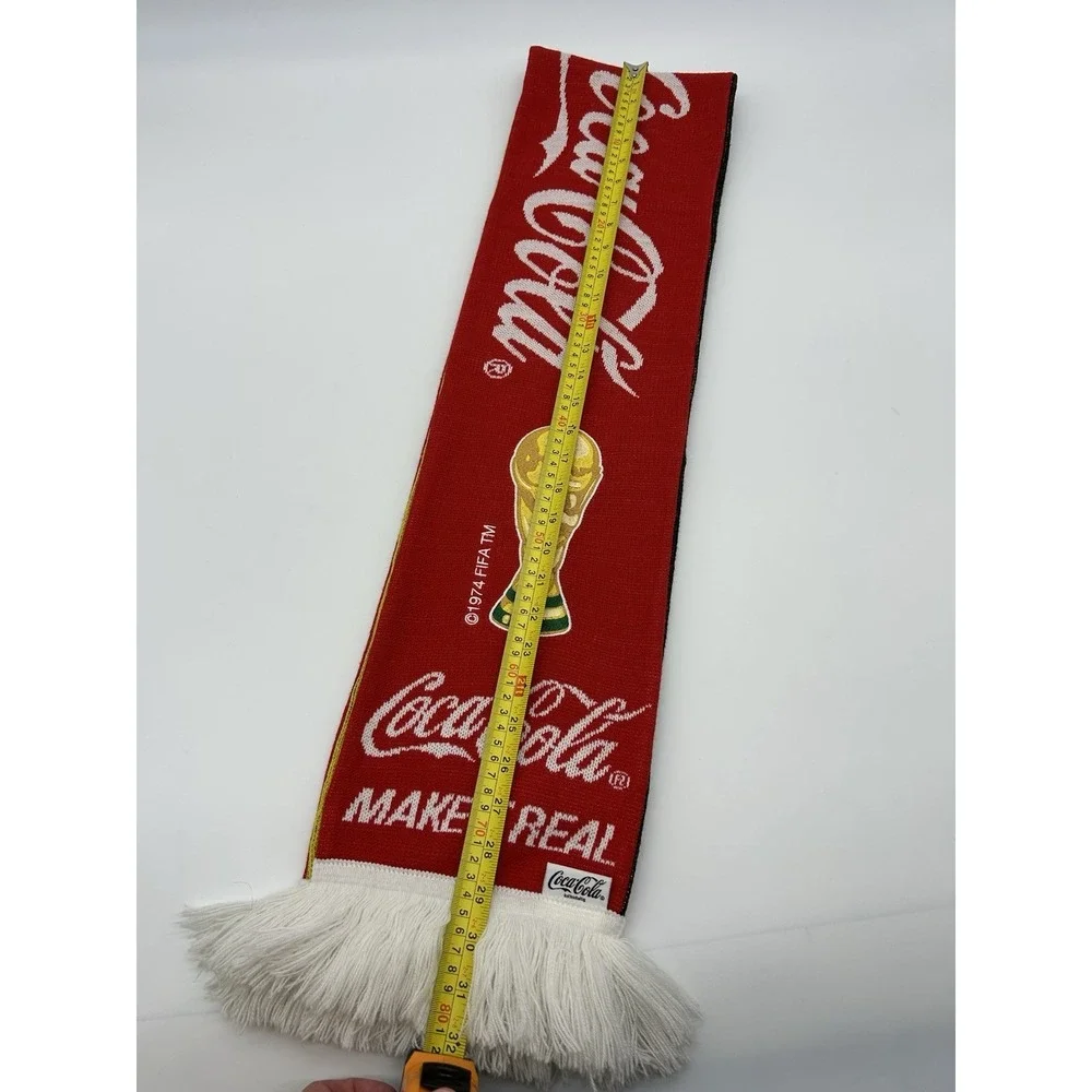Vintage Coca Cola FIFA World Cup 2006 Scarf Germany Fan Schal Knit Memorabilia